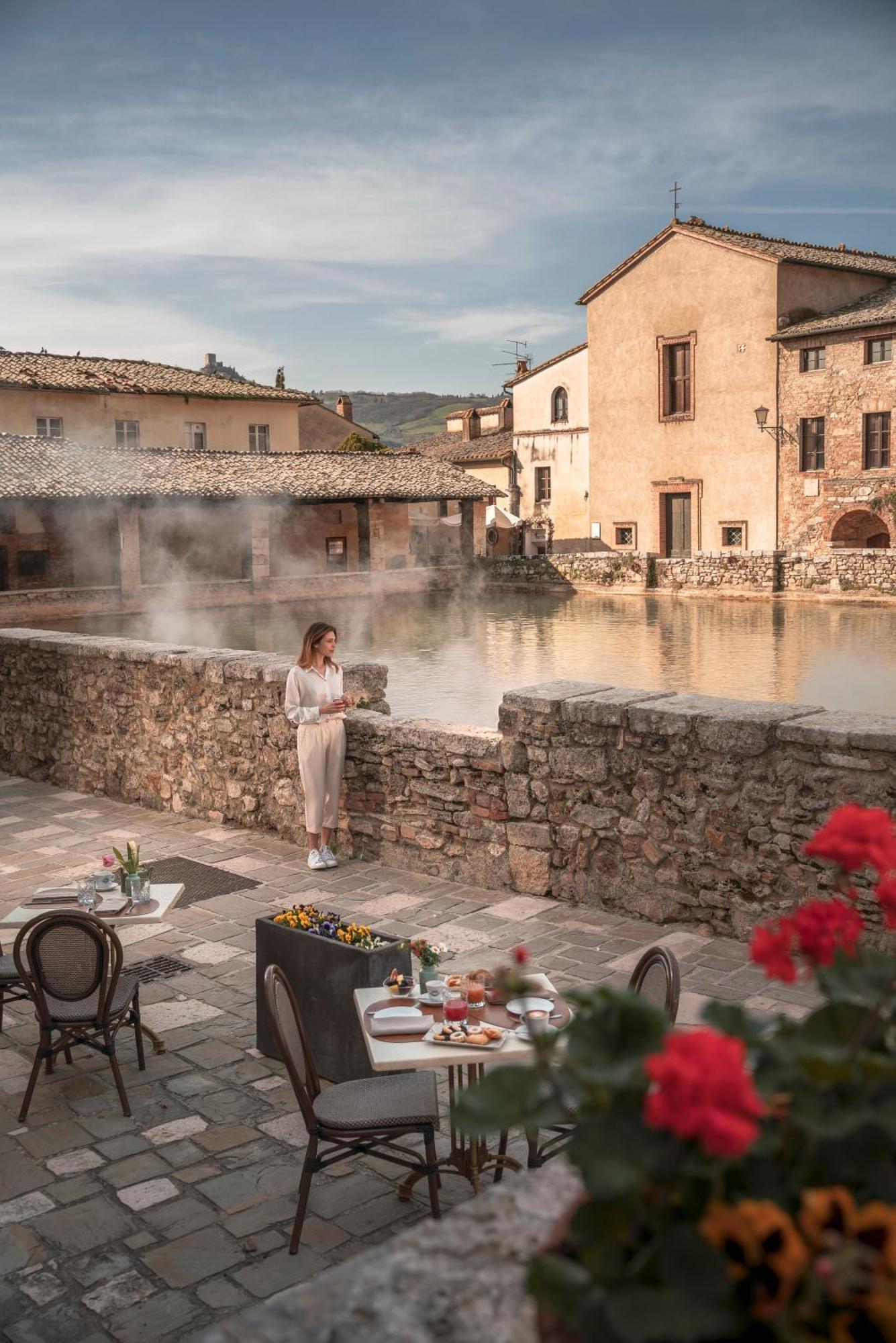 Albergo Le Terme Bagno Vignoni Exterior foto