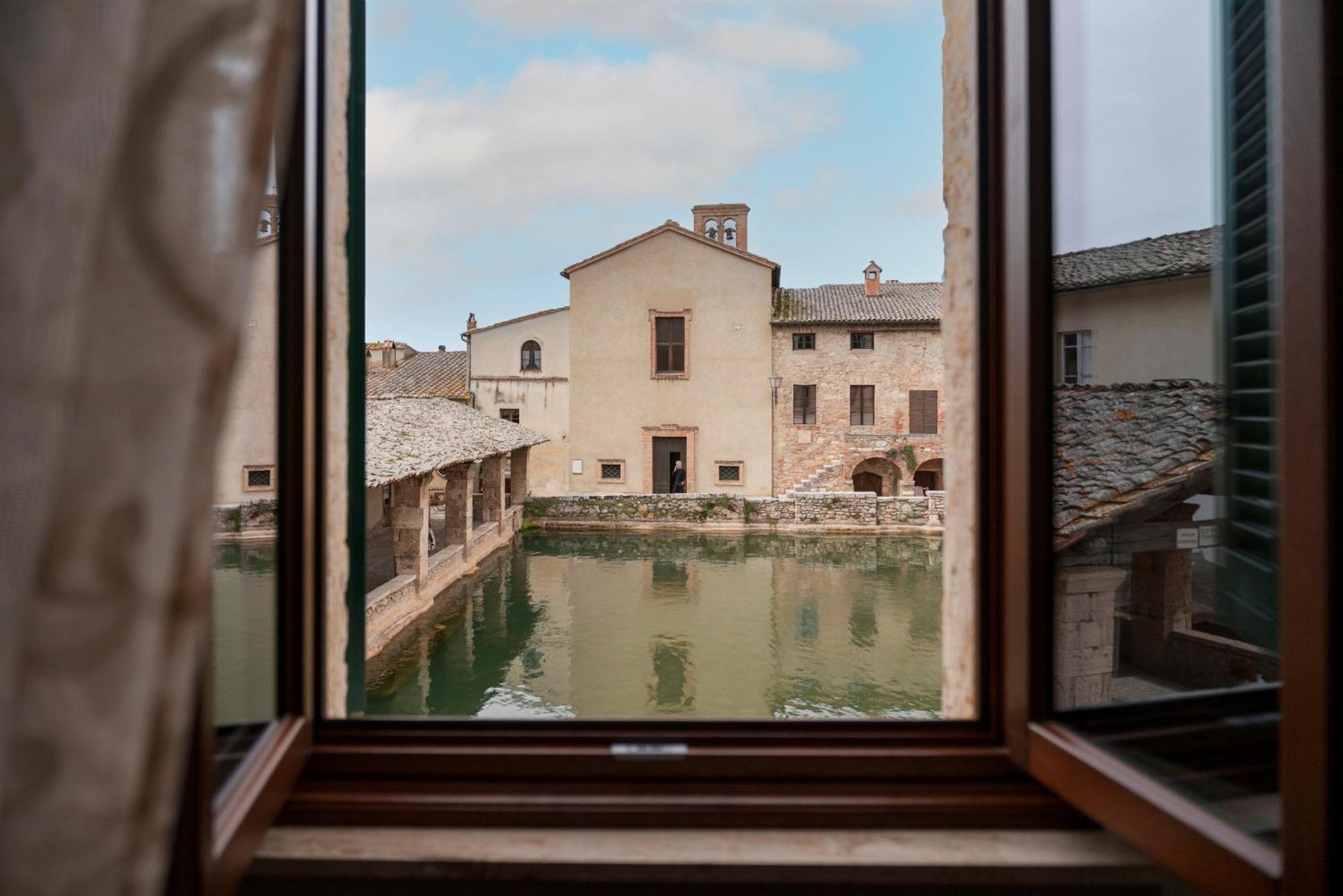Albergo Le Terme Bagno Vignoni Exterior foto