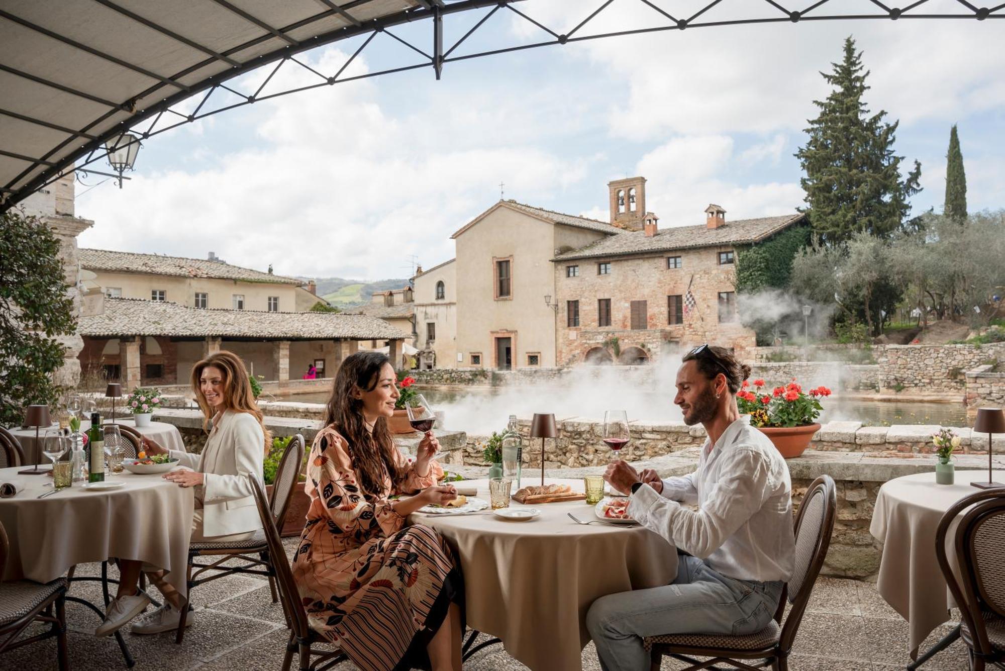 Albergo Le Terme Bagno Vignoni Exterior foto